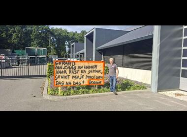 Gerard Bomhof met pensioen