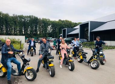 Ondernemers  nemen kijkje bij Van de Kolk