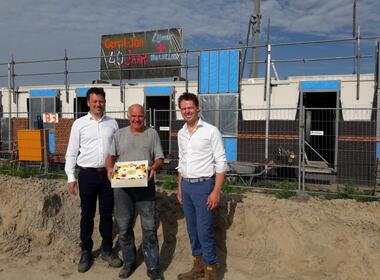 Jubilaris in zonnetje gezet