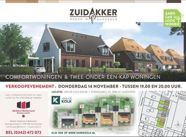 Start verkoop plan Zuidakker te Garderen