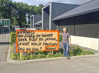 Gerard Bomhof met pensioen