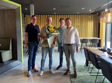 Erik Bolder 12,5 jaar in dienst