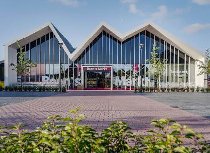 Nieuwbouw supermarkt